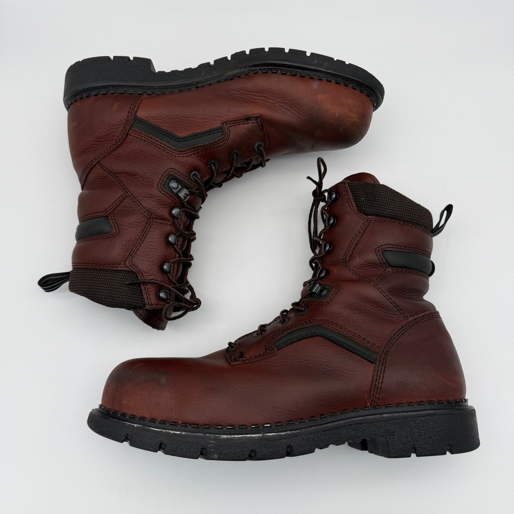Vintage Red Wing 2238 DynaForce Work Boots Mens 13 EE Brown Leather Steel Toe